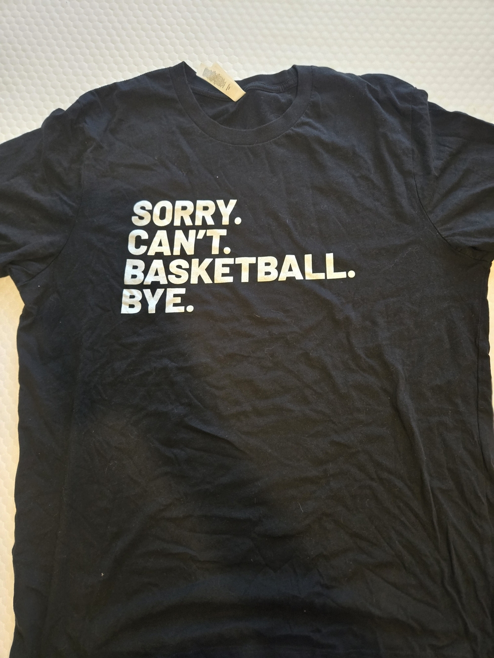 Basketball Tee For Men - Sorry Cant